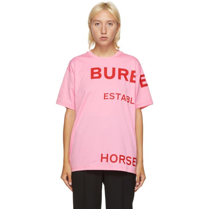 burberry pink t shirt