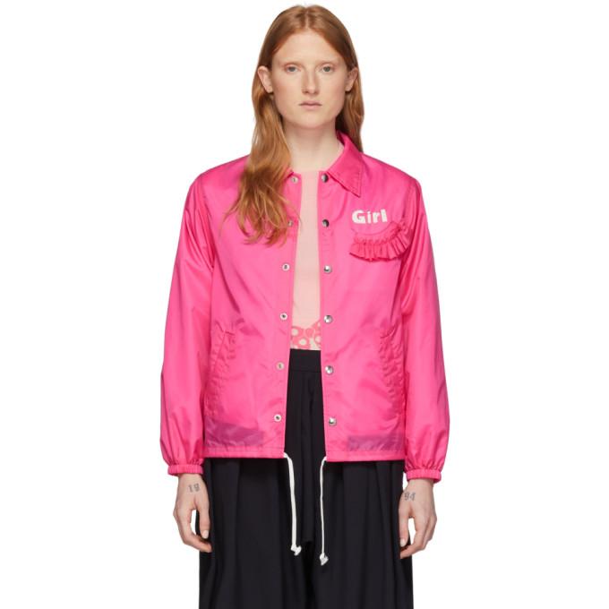 pink coach jacket