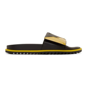 fendi slides yellow