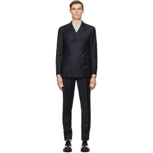 pinstripe armani suit