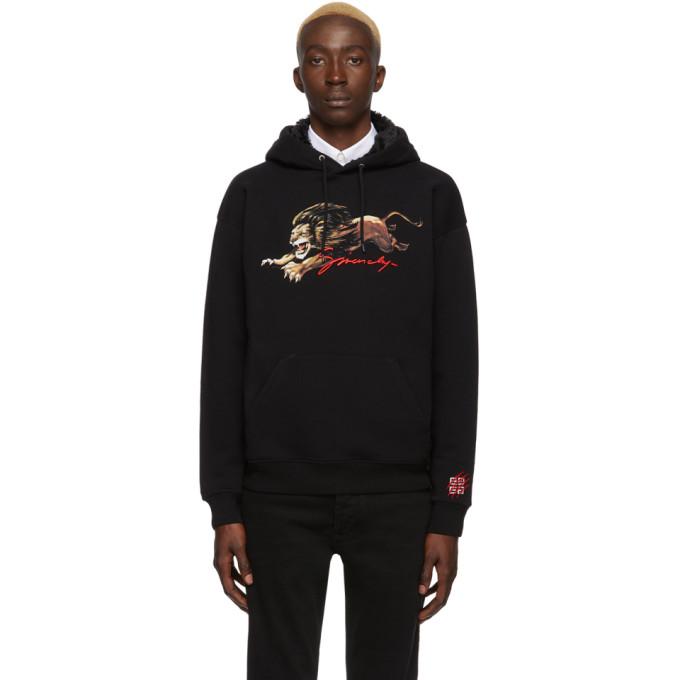 givenchy leo print hoodie