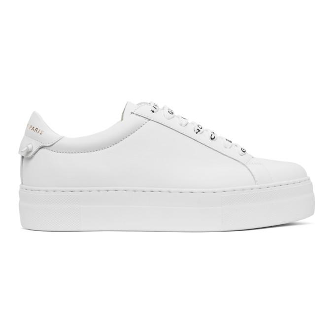 Givenchy White 4G Urban Street Platform Sneakers – BlackSkinny