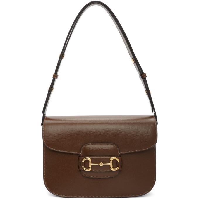 gucci 1955 horsebit bag brown