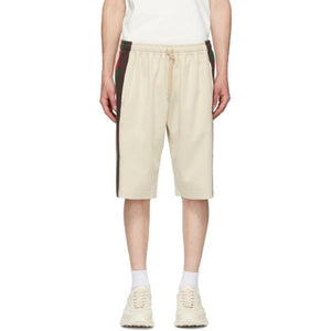 off white jersey shorts