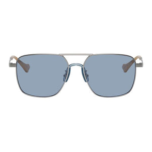 gucci silver aviator sunglasses