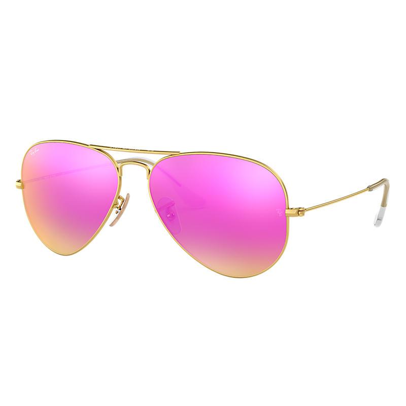 ray ban violet aviator