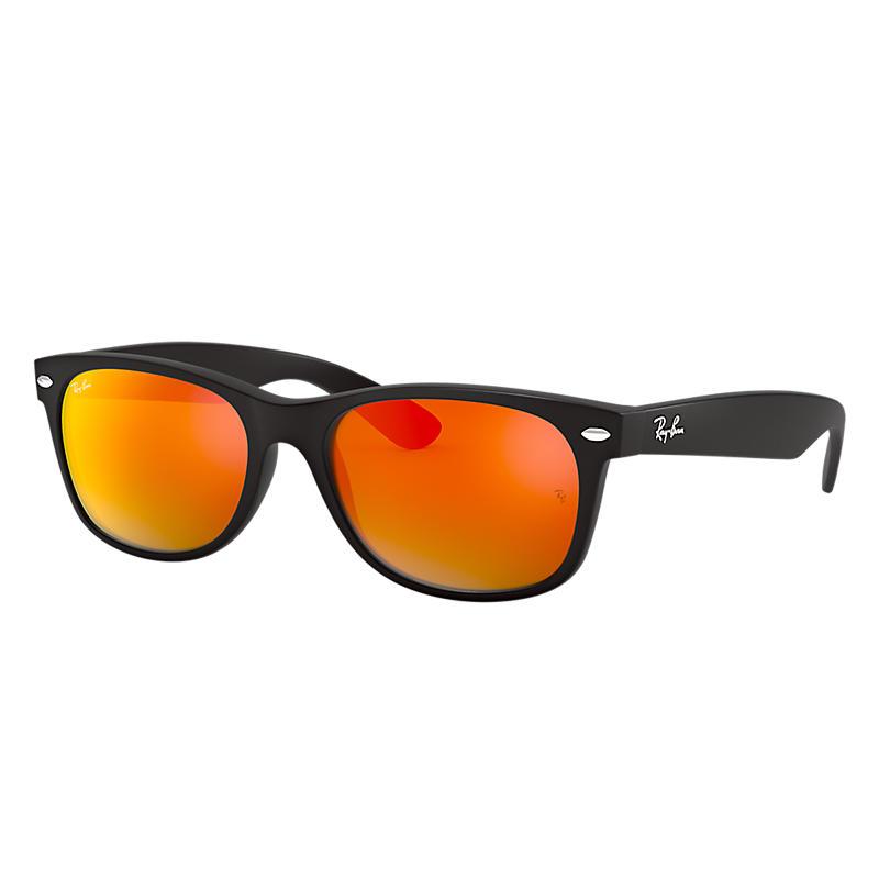 wayfarer orange lens