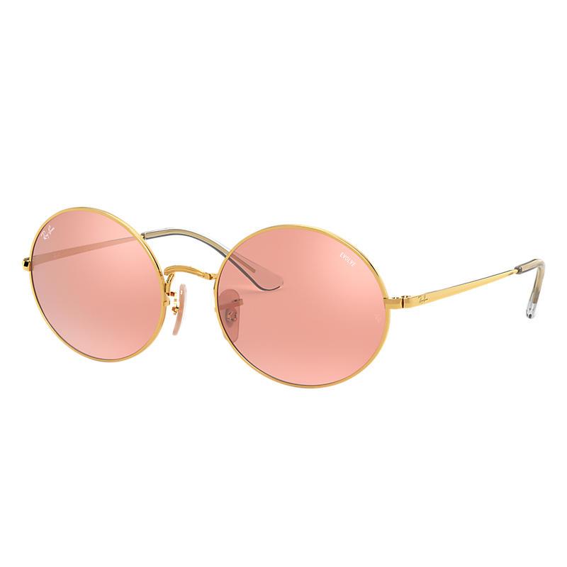 ray ban oval pink