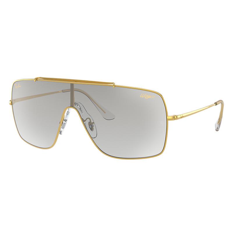 ray ban golden wings