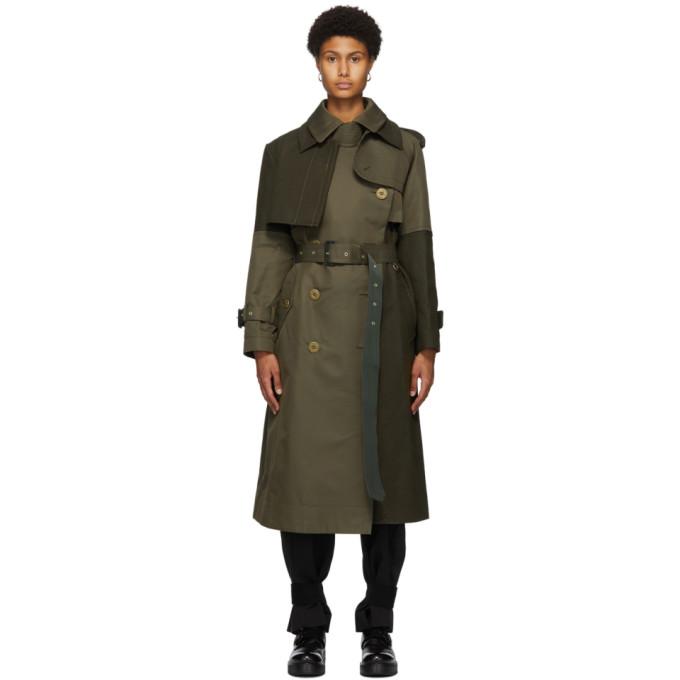 burberry two tone trench coat