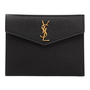 saint laurent black uptown pouch