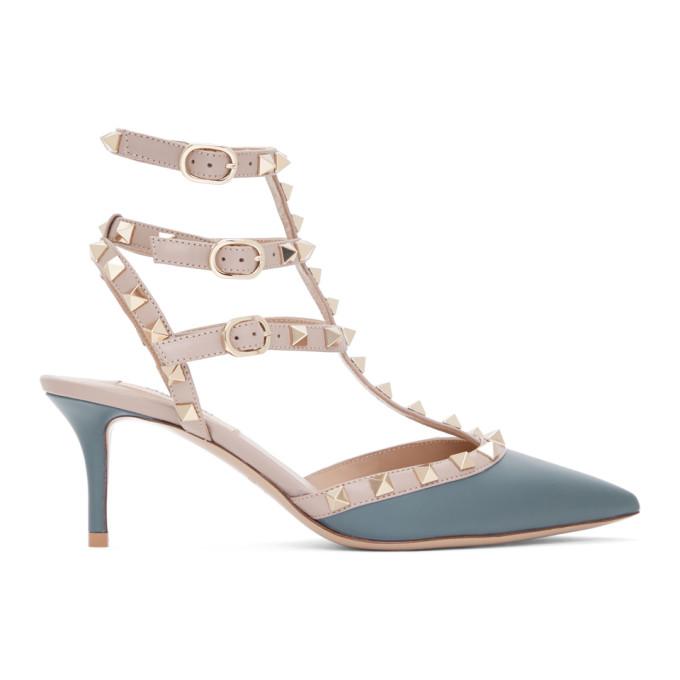 pink valentino garavani rockstud cage heels