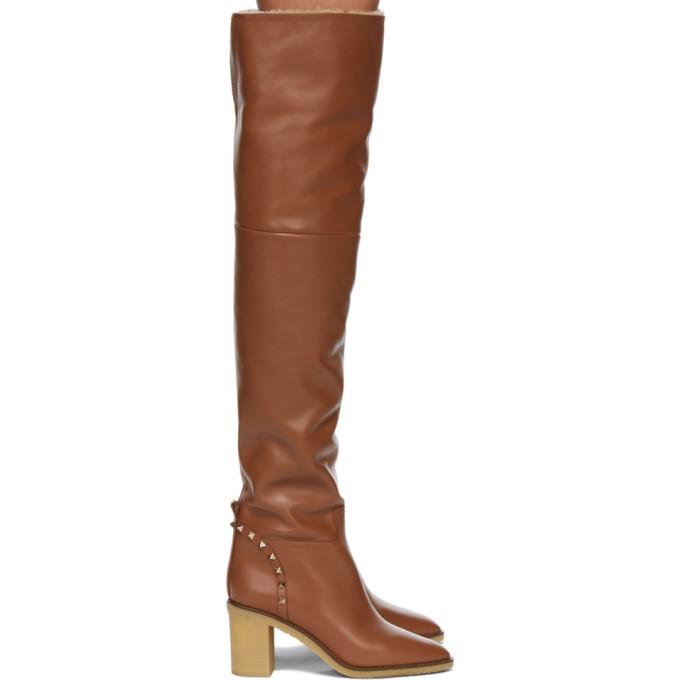 valentino tan boots