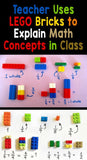 LEGO Fractions from Pinterest / Bored Teachers