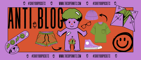 Banner thesupernuts antiBlog, niño, zapatos, pantalones, camiseta