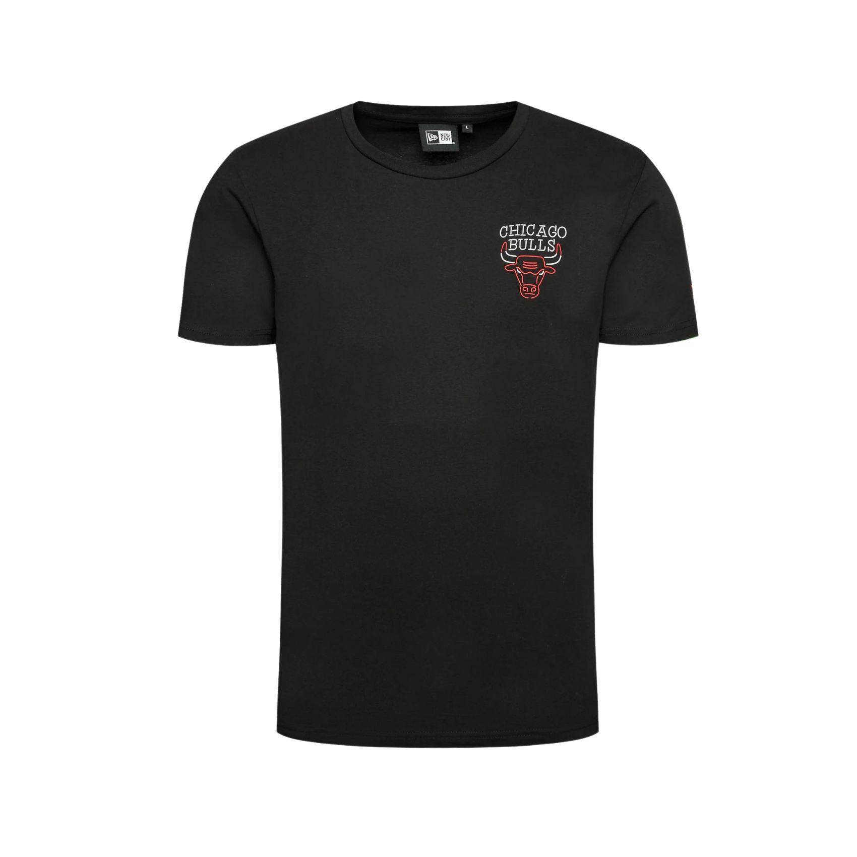 Black New Era NBA Chicago Bulls Graphic T-Shirt