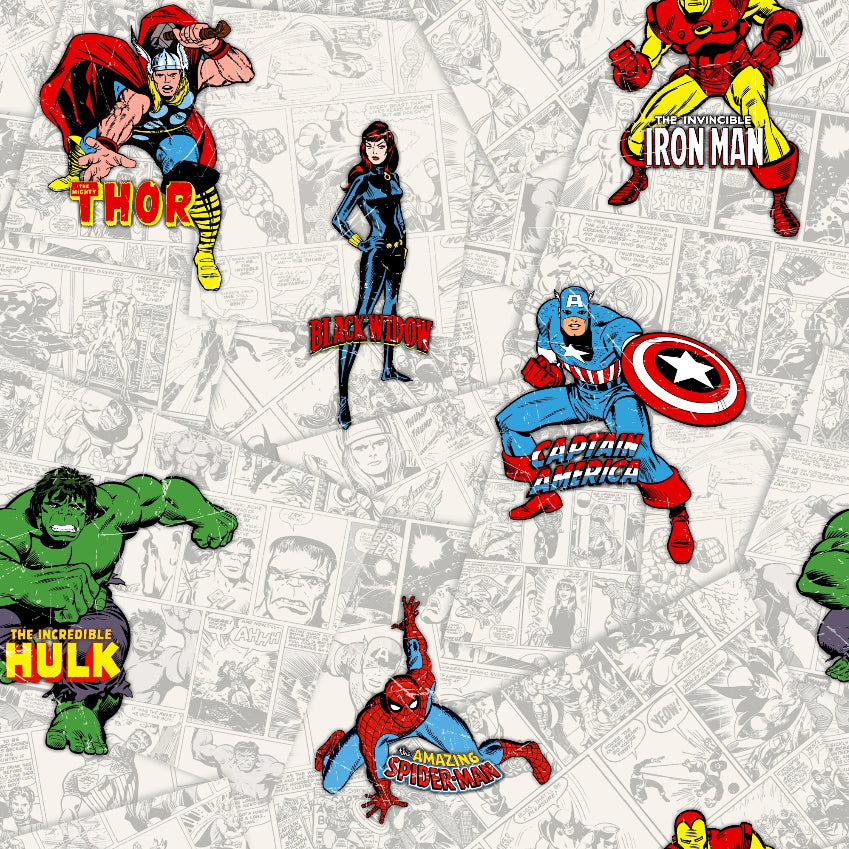 Marvel Comic Heroes Multi Wallpaper