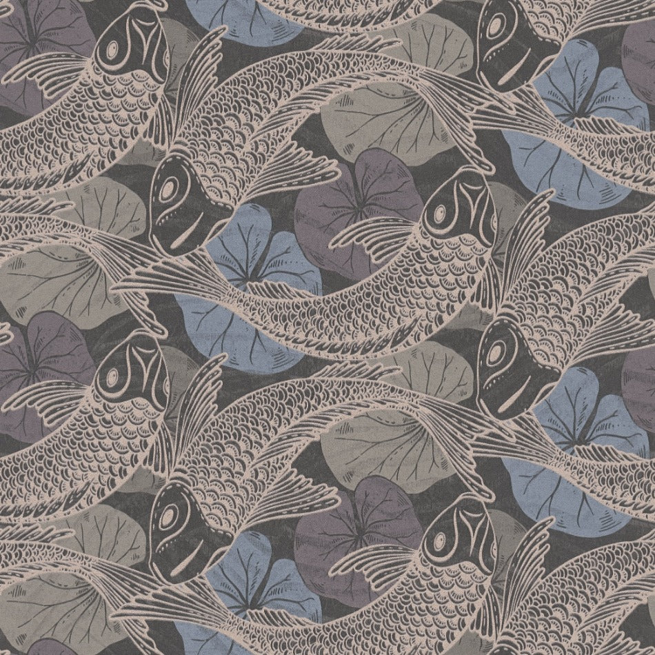 Mio Tokyo Multi Rose Gold Koi Carp Wallpaper By As Creation 4