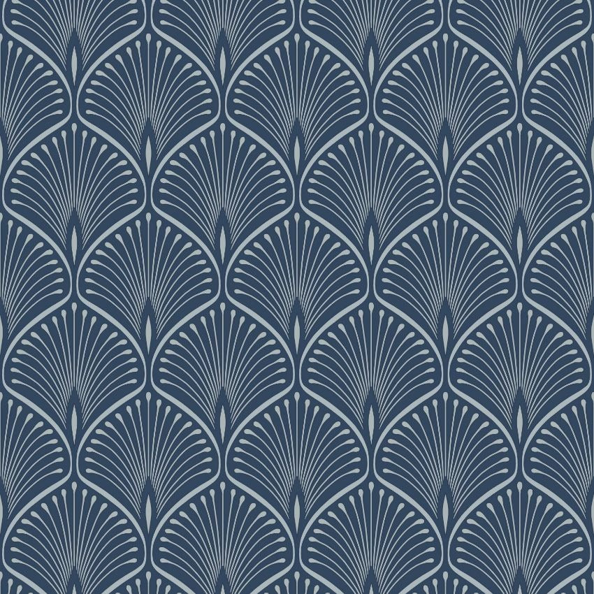 navy silver wallpaper