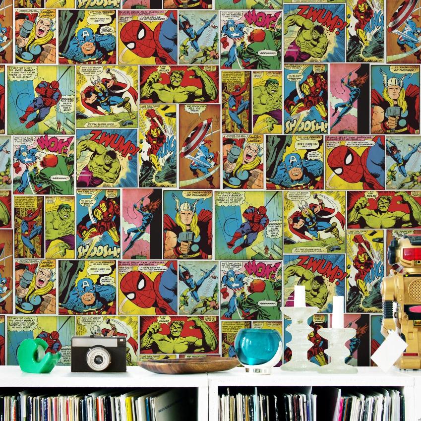 Marvel Comic Strip Multi Wallpaper