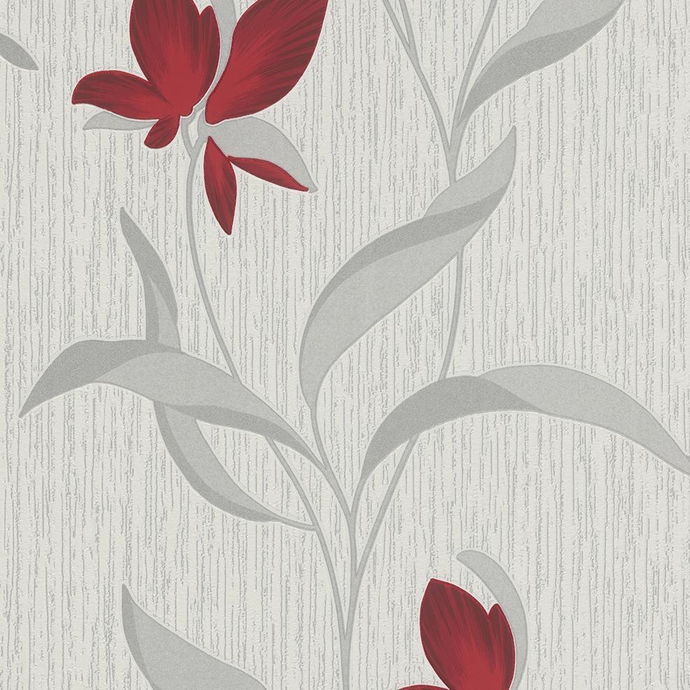 red and grey wallpaper