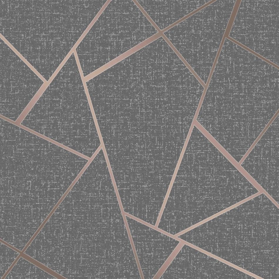 fine decor wallpapers quartz fractal charcoal rose gold geometric wallpaper 3026181161003_1024x1024