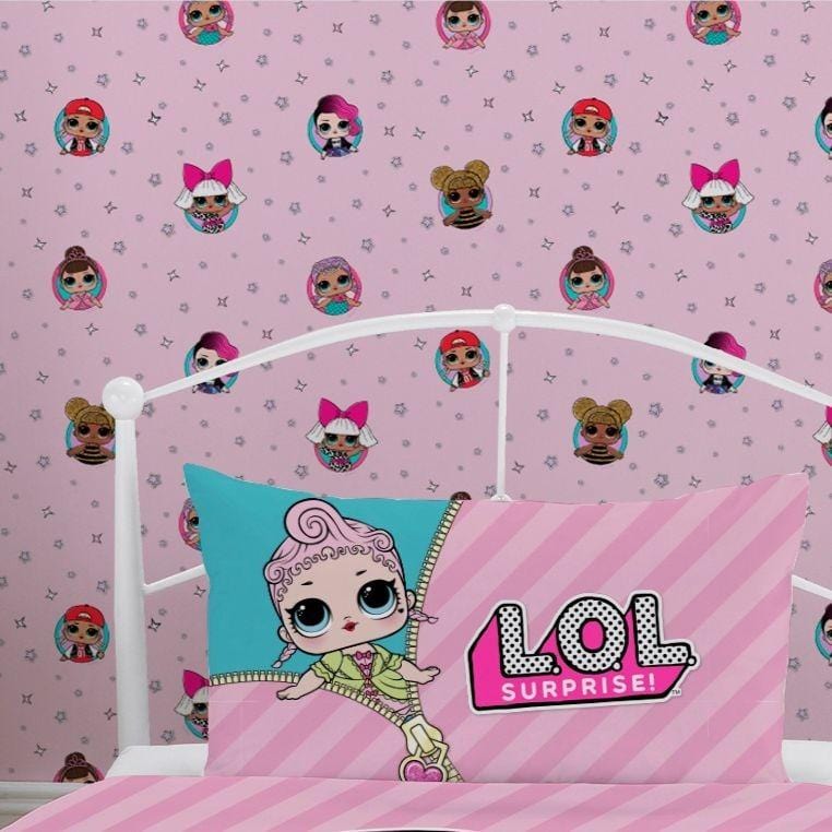 Pink Lol Surprise Wallpaper For Girl S Children S Bedroom By Debona