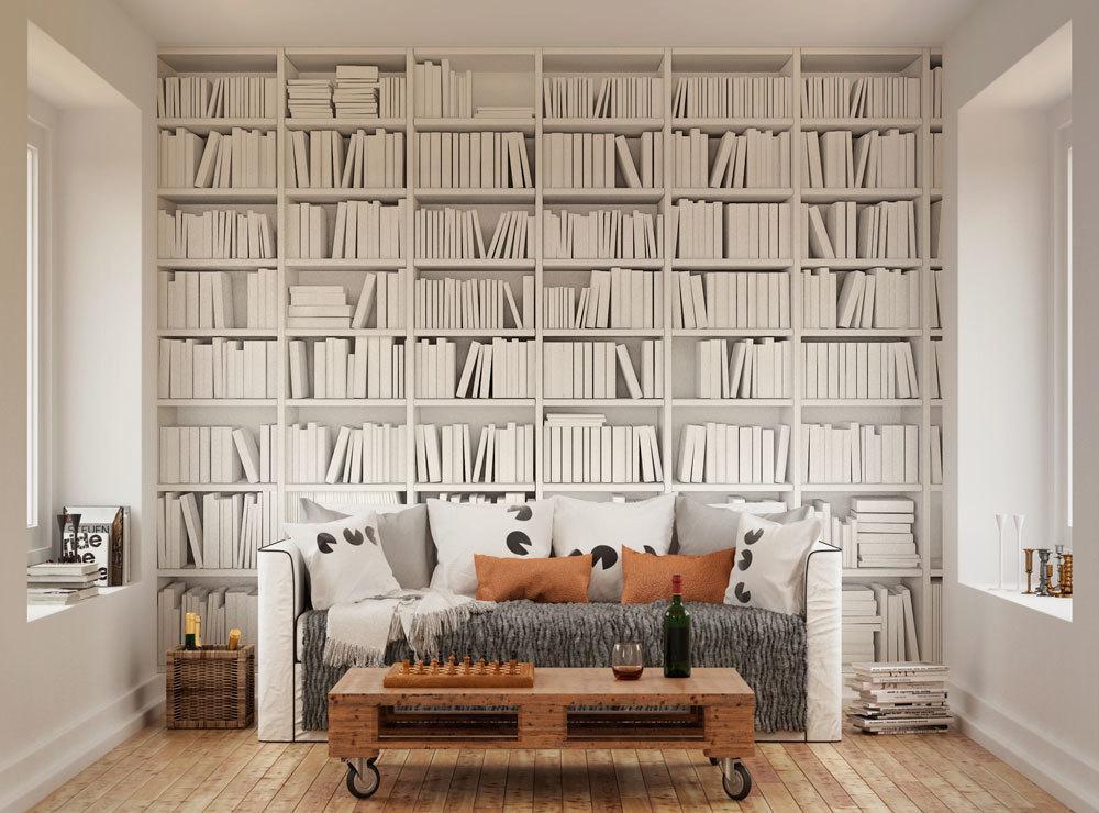 Library Books Mural Oh Popsi Wall Murals Lancashire Wallpapers