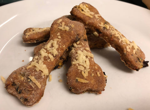 homemade pizza dog treats