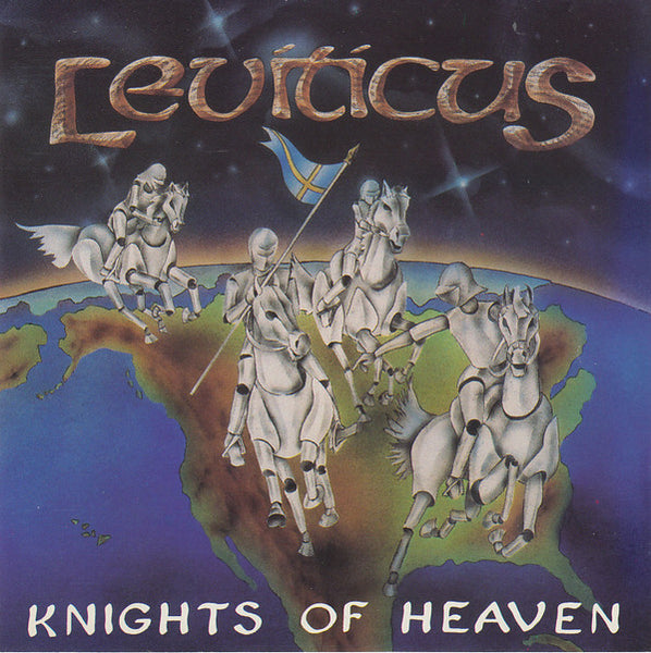 Leviticus ‎– Knights Of Heaven (*Pre-Owned CD, 1989, Royal Music) John & Dino Elefante Mastedon Produced