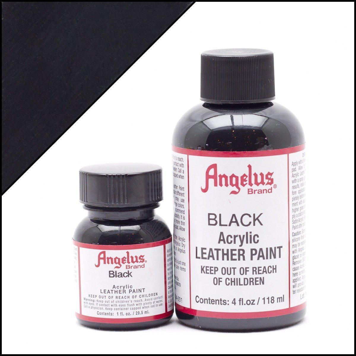 Angelus Leather Paint (Black) -4 oz 