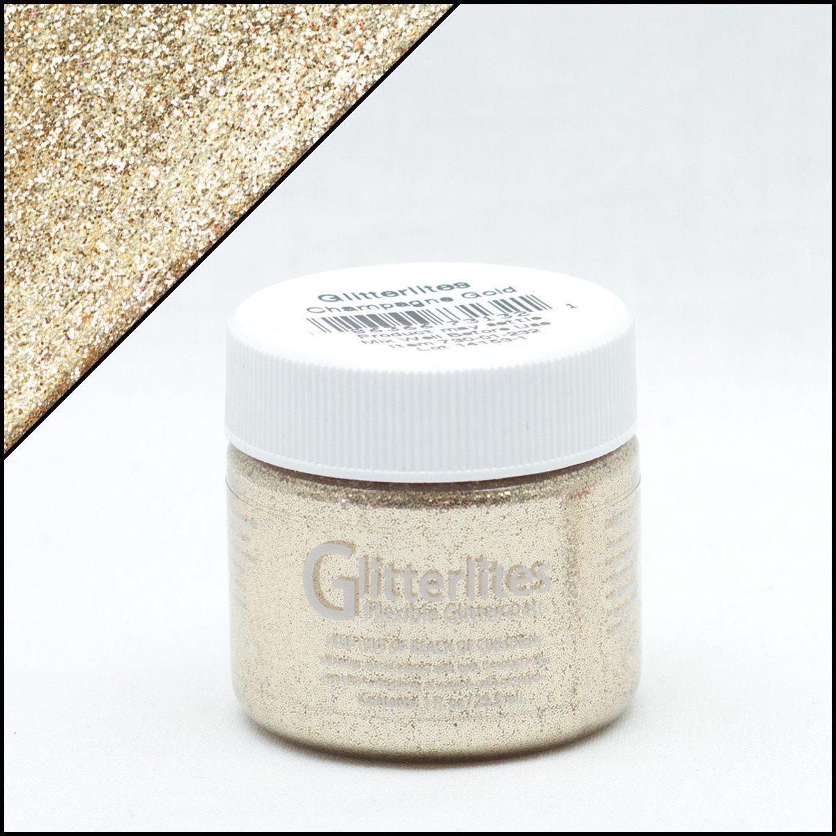 Champagne Gold Glitter Angelus Leather 