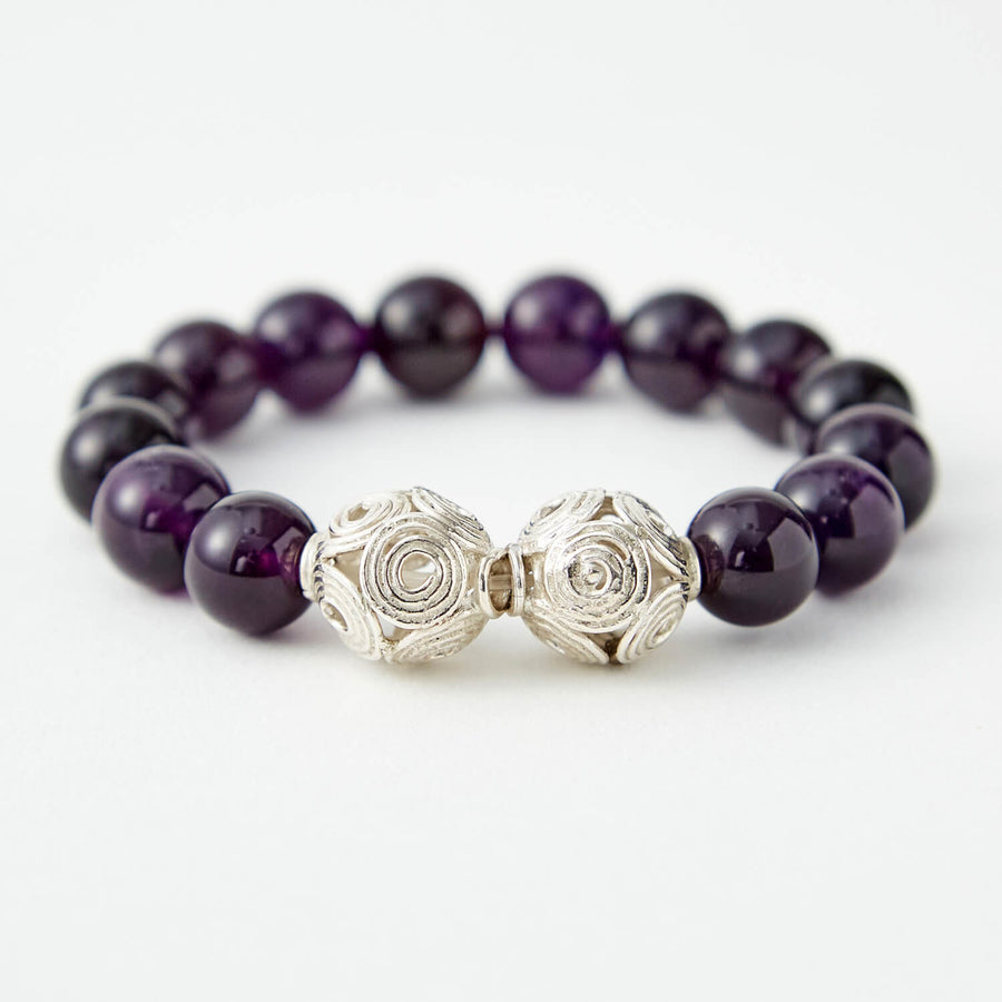 Inner Peace Amethyst Bracelet