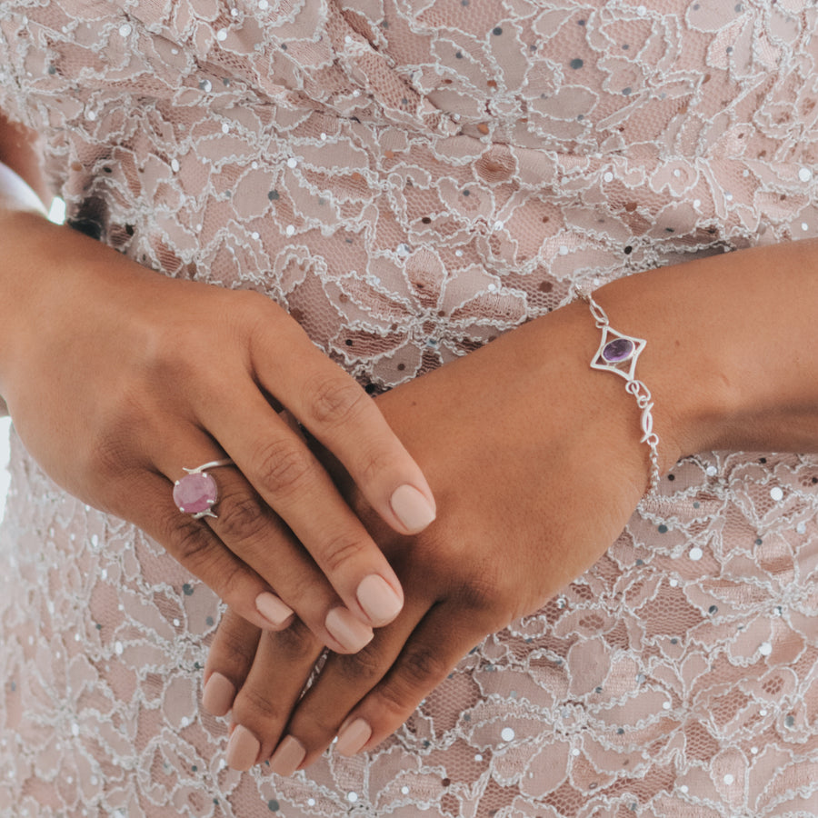 Rose Quartz Ring