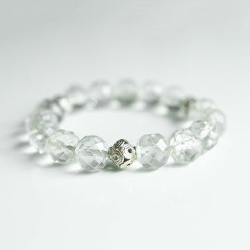 sparkling water quartz healing gemstones bracelet