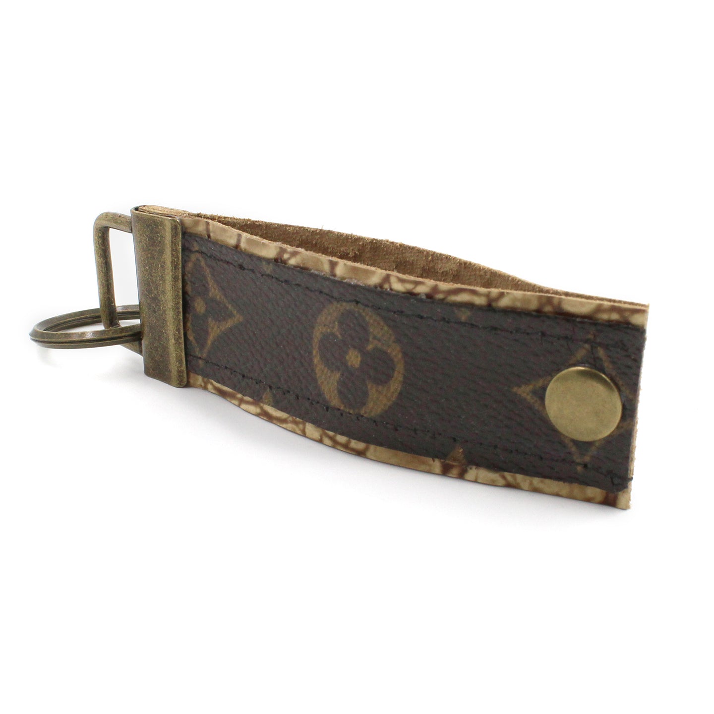 Upcycled Louis Vuitton Leather Key Chain V3 – N.Kluger Designs