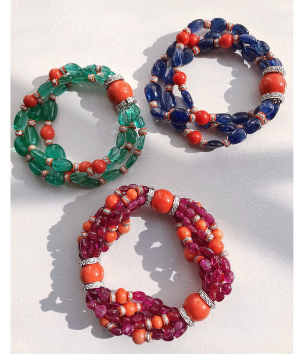 Glasses, Cups & Barware | Orange Glass Beads Bracelet 🧡 | Freeup