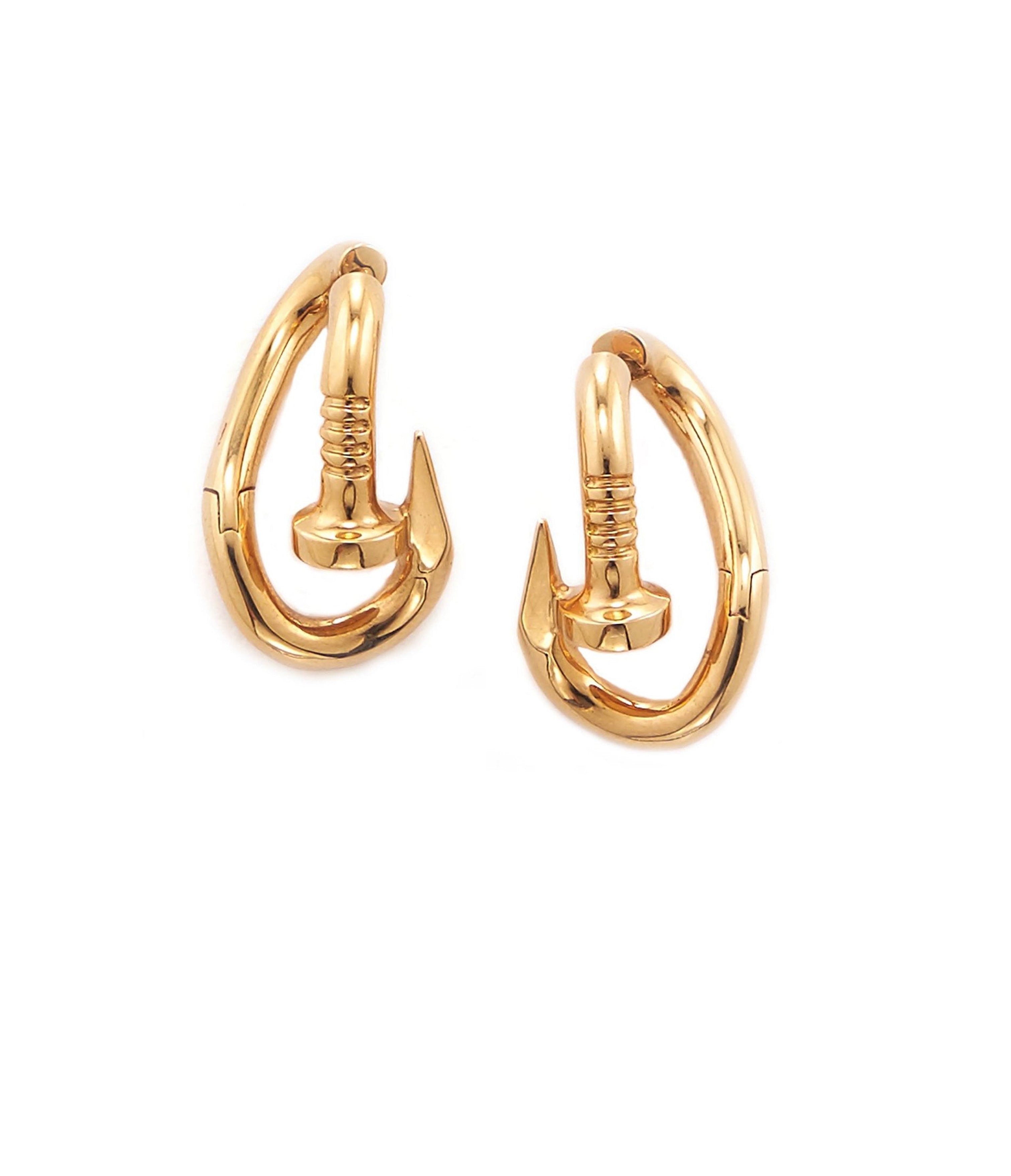 Bent Nail Earrings – David Webb