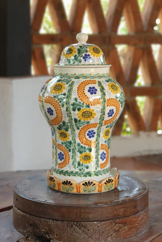 mexican-pottery-decorative-vase-olan-multicolors-ceramic-hand-painted-guanajuato-mexico