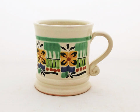 mexican mugs coffe majolica hand thrown mexico ceramics dinnerware