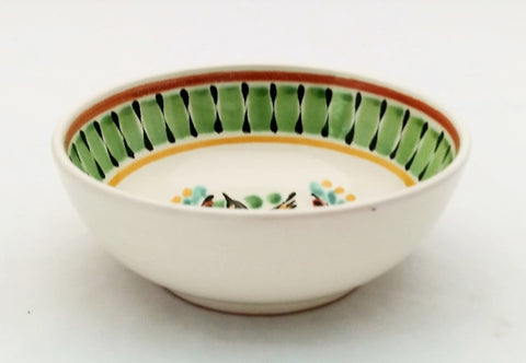 mexican bowls pottery folk art hand made in mexico bird design