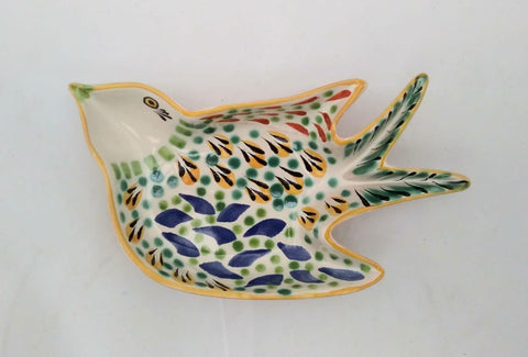 mexican snack dish swallow folk art