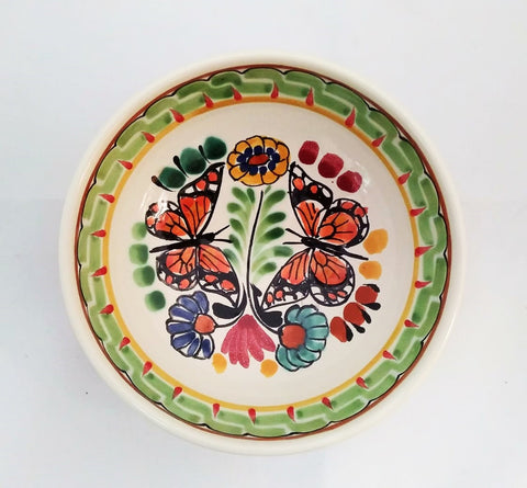mexican-ceramics-cereal-bowl-mayolica-butterfly
