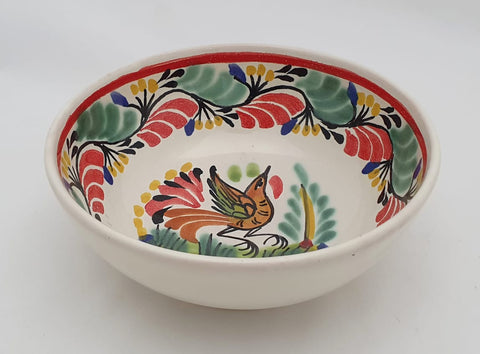 mexican-bowl-handmade-handcrafts-bird-christmas-tableware-talavera-majolica