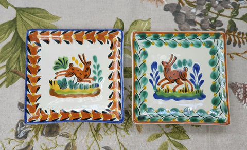 mexican plates tapas plates table top folk art gorky