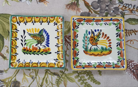 mexican plates tapas plates table top folk art gorky