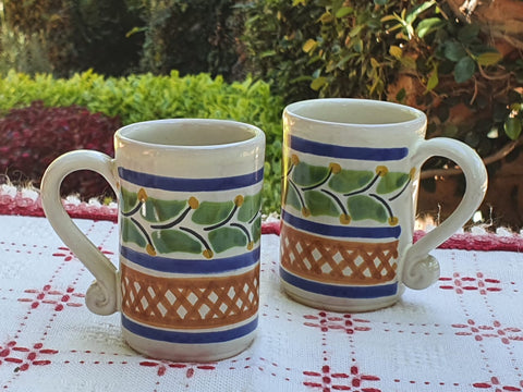 mexican tequila mug table decor pottery ceramic hand made for garden