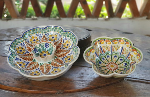 mexican-ceramic-hand-painted-table-decor-salad-bowl-and-tortilla-chip-and-dip