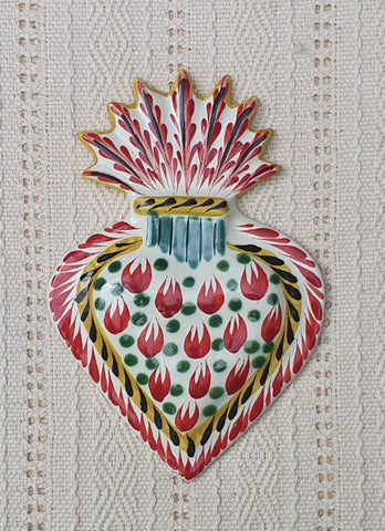 mexican-gifts-decorative-ornament-sacred-heart-ideal-majolica-ceramic-mexico