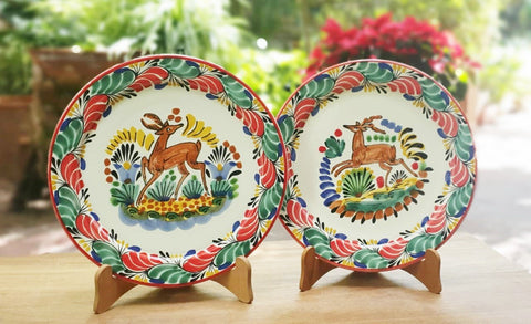 mexican-ceramic-christmas-motives-deer-tabledecor